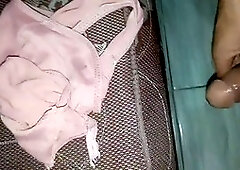 Seduced by the neighbor's panties, I'm feeling super naughty