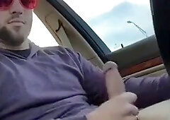 Str8 pink men play in the car again 7