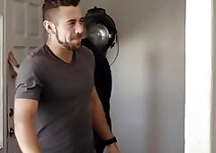 Blonde t-girl babe lets stepbros bestfriend fuck her wet ass