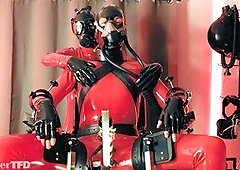 Crimson alert as Rubbertfd gets dominated by a fucking machine and edged to the limit