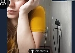 Girls are fingering under the table