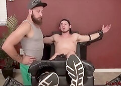 Handsome American Guy in Ticklish Delight - Ultimate Gay Tickle Domination!