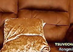 Hot trans girl masturbates with vacuum pump