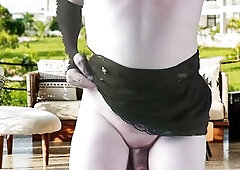 Arabic Dancer Style Crossdresser Cute Sissy White Floozy