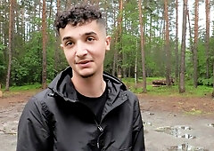 Twink makes a quick buck with a cock in his butt