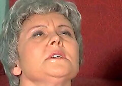 It's truly concupiscent to see this granny roll her eyes as the large ramrod thrusts into her old butt totally unprepared. It looks like it might
