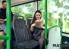 Mature4k. i'm so raw and want to blow your cock in the bus