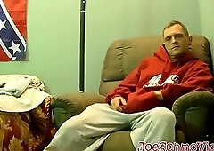 Older dude pounds inked guys tight hole and cums fast