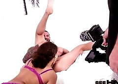 BTS: Quinton James’ Large Penis Gets Slobbered By Small Willow Ryder!