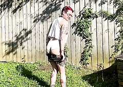 Forgetting To Take Off My Pants Whilst Peeing Outside