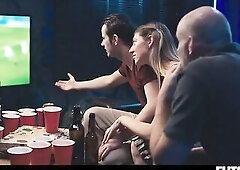 FUTANARI mother I'd like to fuck - Large Boobs Clea Gaultier Infected by T-girl Fever Turns Into Trans Beauty & Bangs Her Blond Girlfriend