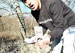 What Card I Will Take I Have to Do It with My Balls and Cock - Slap Squeeze Twitch