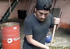 Latinos mouth spermed