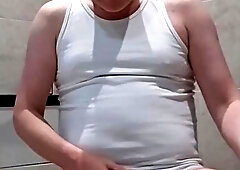 Watch Me Bate My Thick Uncut Cock Whilst Wearing Tighty Whities