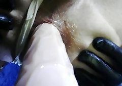 sissy she-male buttfuck getting off and jism