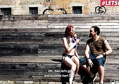 BUMSBESUCH - Kinky Porn Star Jezzicat Outstanding Lesbo Screwing With Amateur Gal - LETSDOEIT