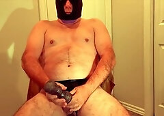 Anal masturbation, amateur bear, man masturbating