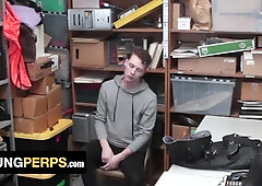 Young Perps - Horny Lil Thief Chris Abbot Predominated And Breeded By Black Officer With Xxl Rod