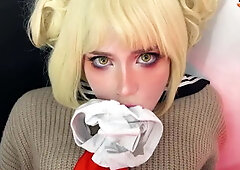 Himiko Toga and Her Hairy Pussy Celebrate 18th with First Sex and Сreampie