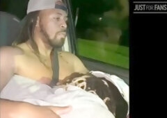 Black cruising, amateur gay car cruising, black raw