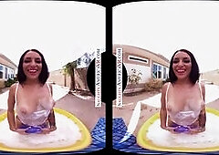 Kissa Sins gets oiled up and is dripping wet for your cock to slide into her pussy