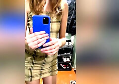 Home Selfie In Front Of The Mirror