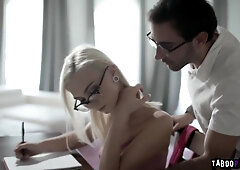 Pervy Tutor Makes Sexy Teen Suck His Meat With Chloe Temple And Teen Chloe