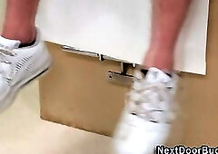 Ripped jocks butt fucking