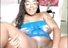 TheCookieSwirl goes wild with a big black toy