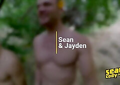 SeanCody - Sean bareback anal fucked outdoors