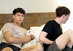 Hot football jock Jordan Haze develops a crush on his teammate Jayden