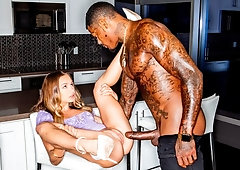 Big black athlete roughly fucked a passionate doll Naomi Swann