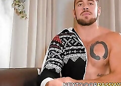 Naughty stepbro Dante Colle pounds stud Leeroy Jones for christmas