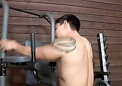 Hunks screwing hard anal after their work out