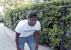 I suck this ebony schlong in public and finish the game at home until i get his cum all over my butt