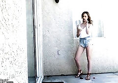 Nanny Cam Caught Anya Olsen Using Her Pussy To Save Her Job