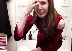 I undress stripped for a shower and masturbate to climax for u