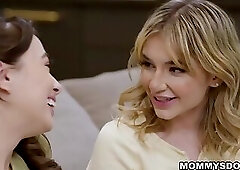 Demi eventually steps out for a moment she returns to find Chloe and Serene having sex