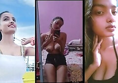 Beautiful Indian Slim Girl Fully Nude Showing Playing With Boobies