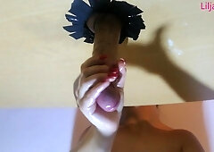 Femdom Cock Slapping And Splashing - Gloryhole Liljaswitch