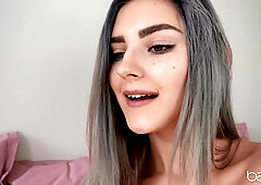 Glamour Eva Elfie solo arousing clip