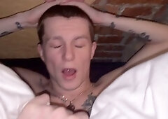 Gay sex with stranger, no condom, dark room