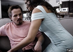 mom showing her talents to her husband