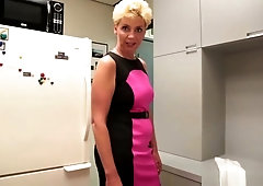 Horny Step Mom Is More Than Happy To Offer Handjob