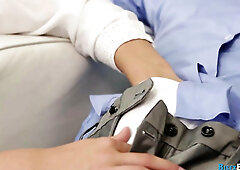 Sexy bisex 3some in the office