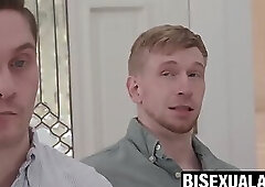 Alexis Malone feasts and creams on big bi cock till she drips