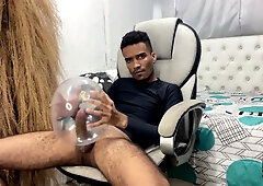 I got home from the gym and began drilling with an inflated protection.