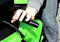 Next Door Male: Teasing the Head with Fingers