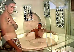Naked Hunks In Bathroom
