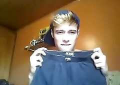 Oh Boy Cute Guy Pumping Cum